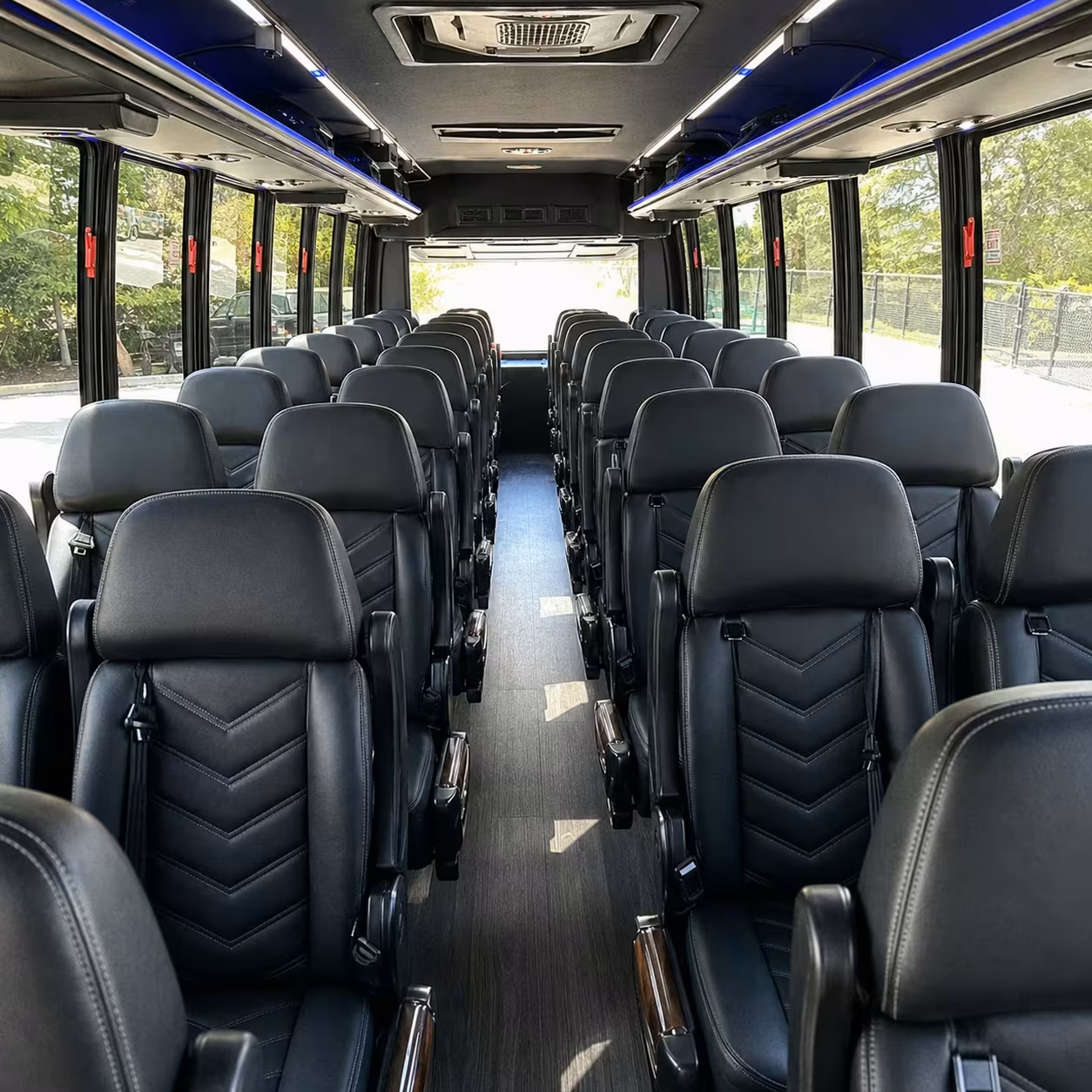 35 passenger minibus interior
