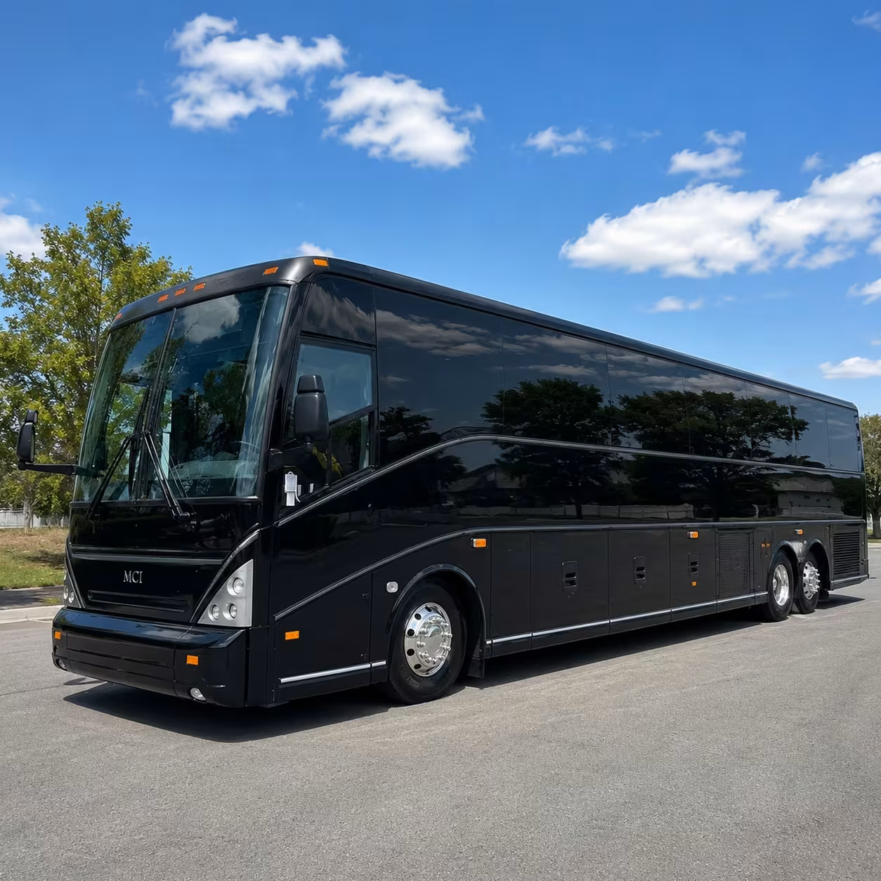 corporate shuttle bus service between compton and the los angeles central business district