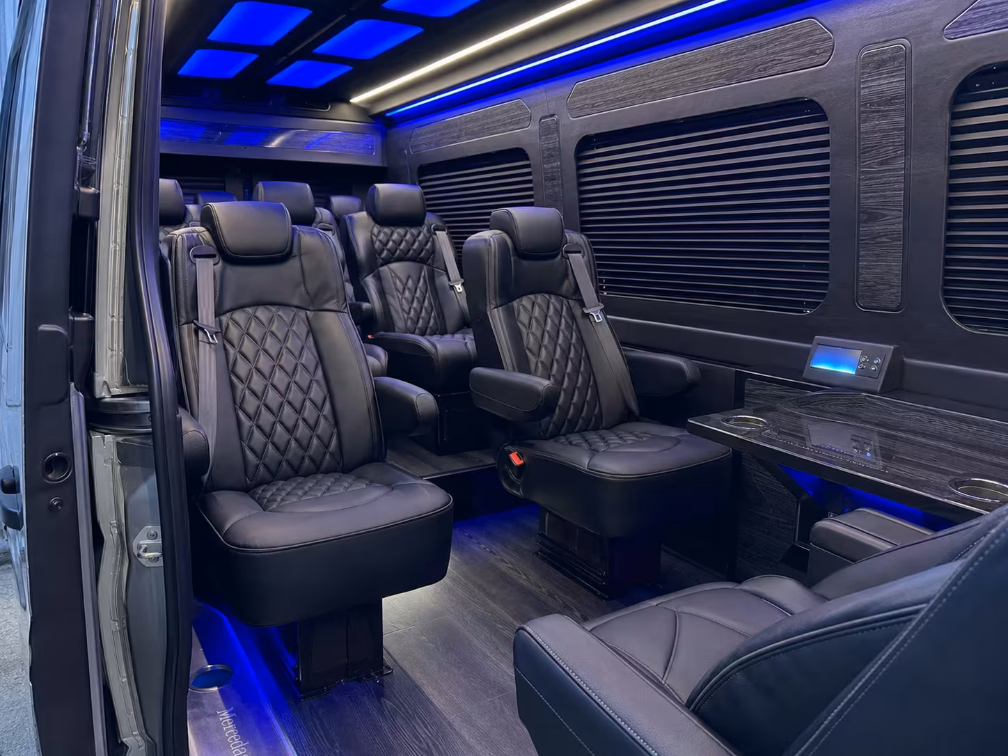 sprinter van transportation for groups and events across compton