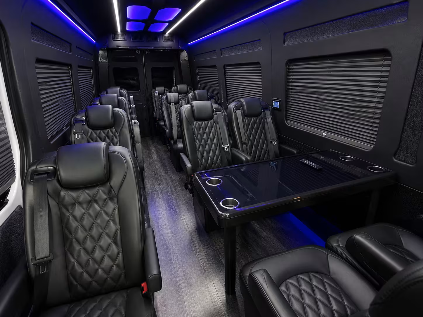 sprinter van with driver inside
