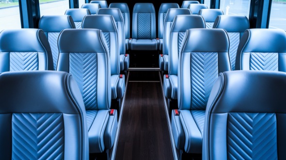 compton 35 passenger minibus interior