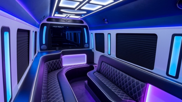 sprinter limo rental interior carson